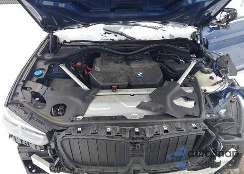 2022 BMW X3 xDrive30I z USA, uszkodzony, nr VIN 5UX53DP02N9L25664